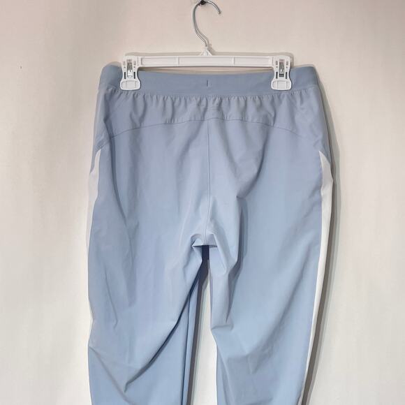 Under Armour Loose Fit Gym Pants Womens Medium Blue Windbreaker Joggers - Picture 5 of 7